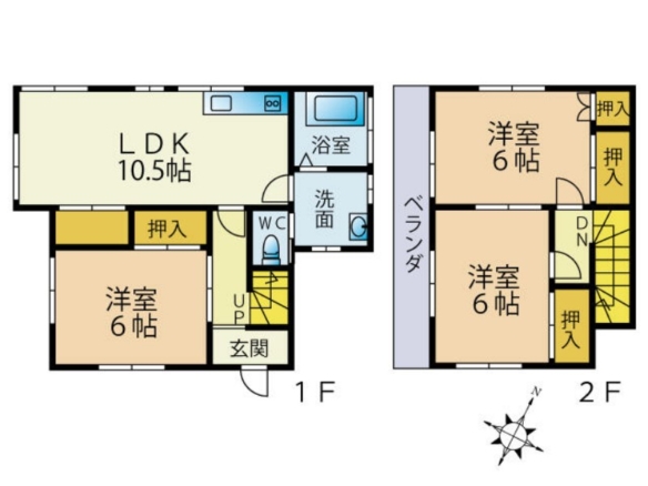 中古戸建 船橋市 大穴北４丁目 3ＬＤＫ