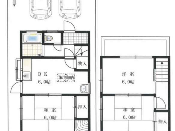 中古戸建 船橋市 高野台５丁目 3ＤＫ