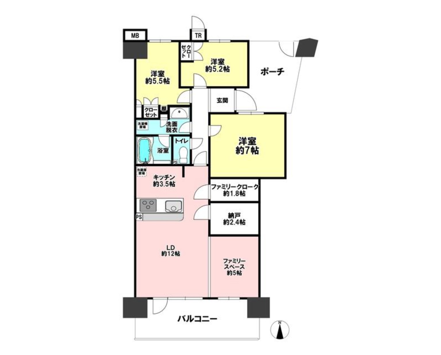 中古マンション 船橋市 浜町２丁目 3ＳＬＤＫ 6,698万円