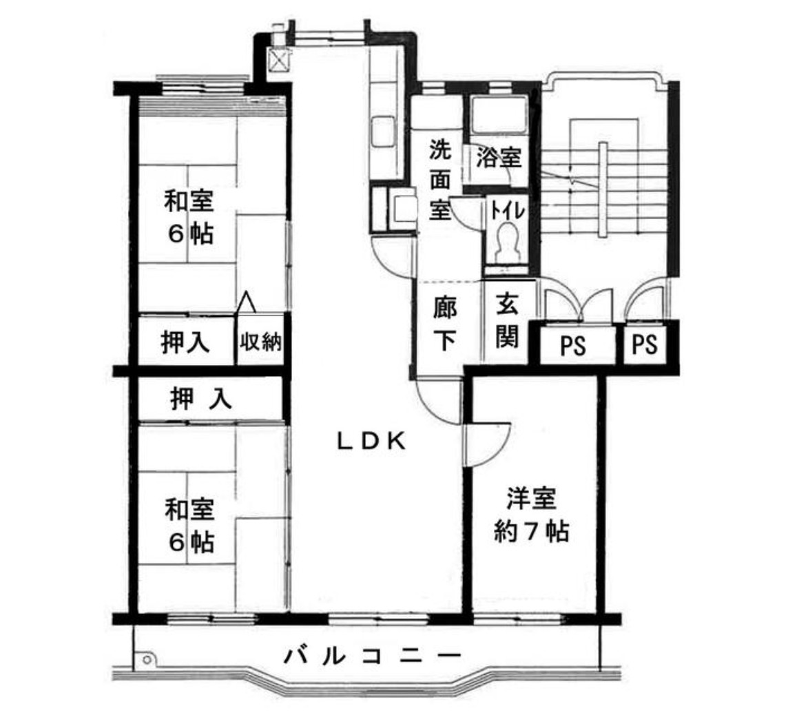 中古マンション 習志野市 秋津２丁目 3ＬＤＫ 1,390万円