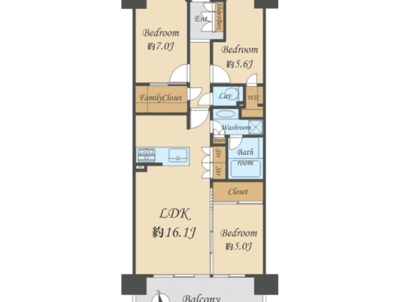 中古マンション 船橋市 坪井東３丁目 3ＬＤＫ 4,480万円