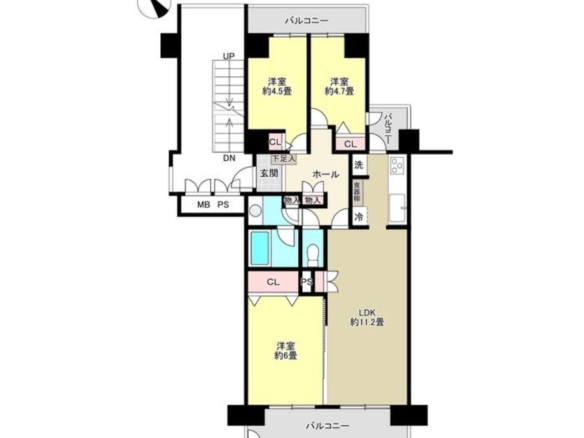 中古マンション 船橋市 旭町６丁目 3ＬＤＫ 2,800万円