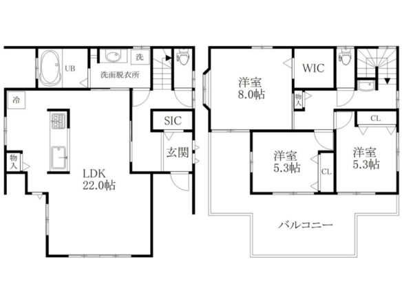 中古戸建 八千代市 米本 4ＬＤＫ 2,880万円