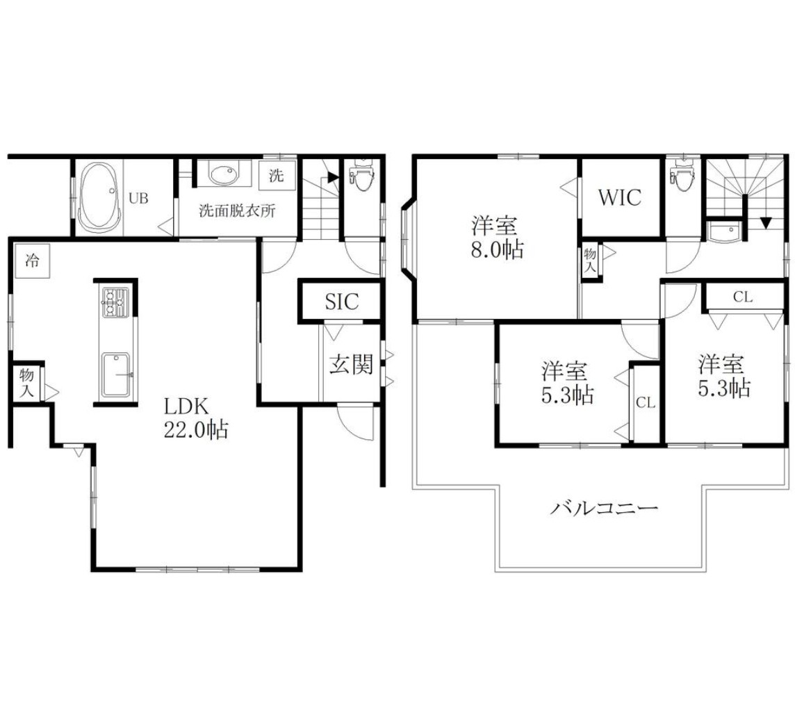 中古戸建 八千代市 米本 4ＬＤＫ 2,880万円
