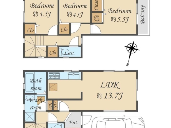中古戸建 市川市 曽谷３丁目 3ＬＤＫ 3,180万円