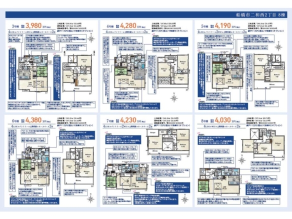 新築戸建 船橋市 二和西２丁目 4ＬＤＫ 3,990万円