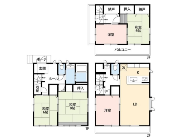 中古戸建 習志野市 東習志野１丁目 5ＬＤＫ 2,180万円