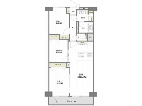 中古マンション 船橋市 本郷町 3ＬＤＫ 2,990万円