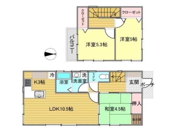 中古戸建 船橋市 松が丘１丁目 3ＬＤＫ 1,680万円