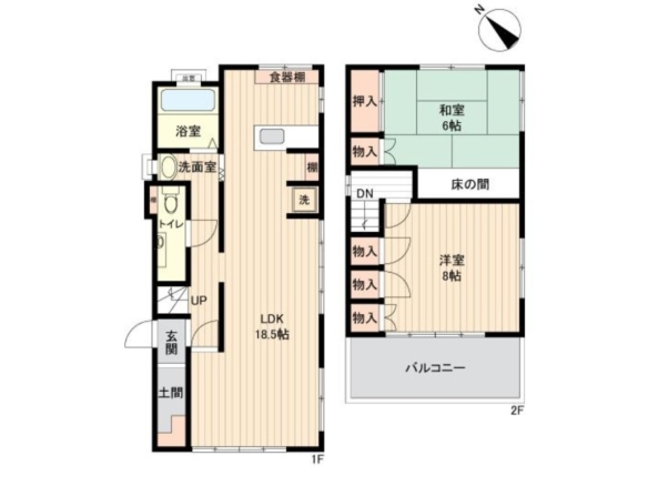 中古戸建 船橋市 松が丘１丁目 2ＬＤＫ 1,000万円