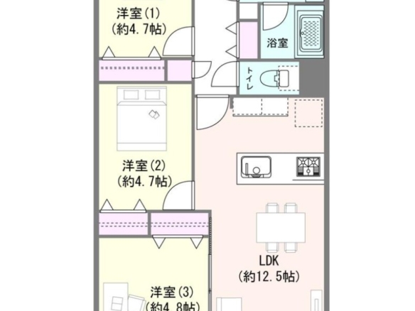 中古マンション 習志野市 谷津４丁目 3ＬＤＫ 2,490万円