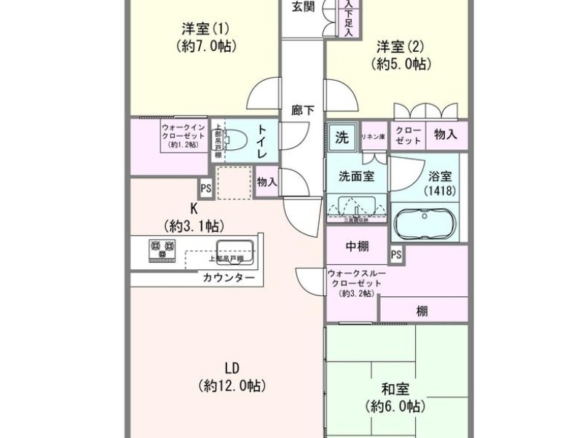 中古マンション 習志野市 大久保１丁目 3ＬＤＫ 4,300万円