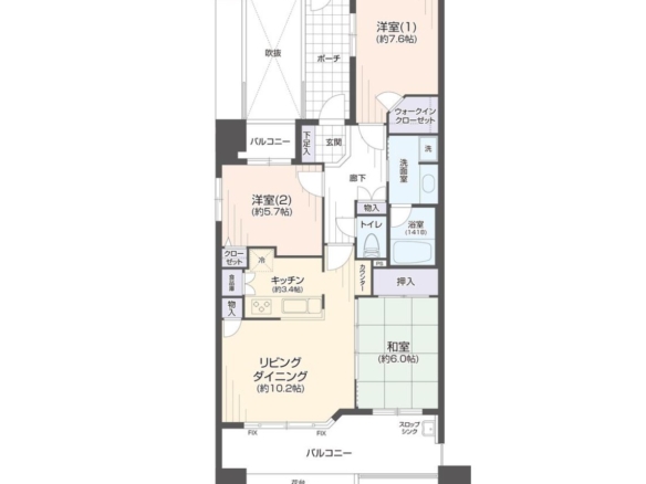 中古マンション 船橋市 習志野台５丁目 3ＬＤＫ 2,980万円