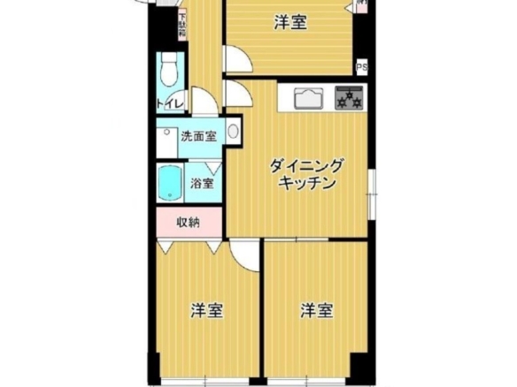 中古マンション 船橋市 湊町２丁目 3ＬＤＫ 2,690万円