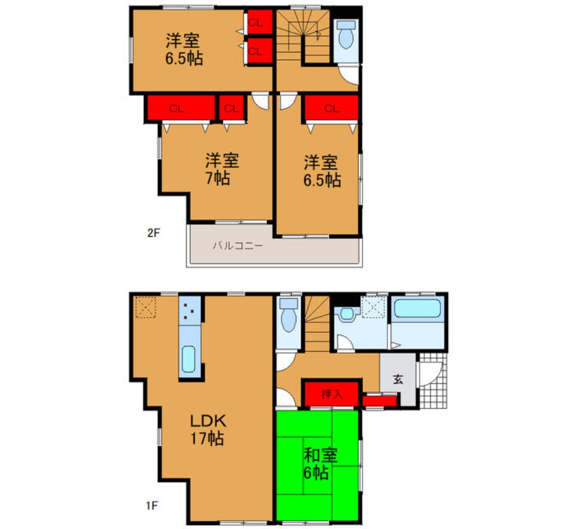 中古戸建 船橋市 大穴北４丁目 4ＬＤＫ 2,180万円