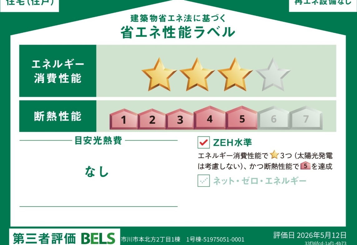 新築戸建 市川市 本北方２丁目 3ＬＤＫ 5,490万円