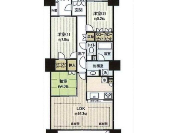 中古マンション 船橋市 本町１丁目 3ＬＤＫ 7,500万円