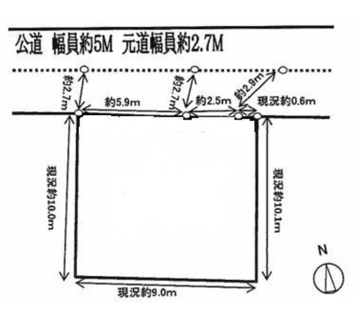 100139175307-0 売地 市川市 八幡5丁目 5,480万円