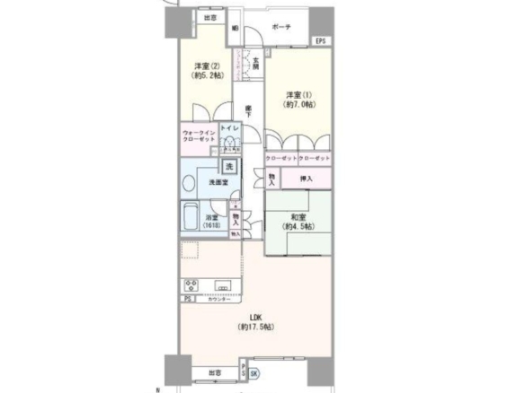 中古マンション 船橋市 湊町２丁目 3ＬＤＫ 2,180万円