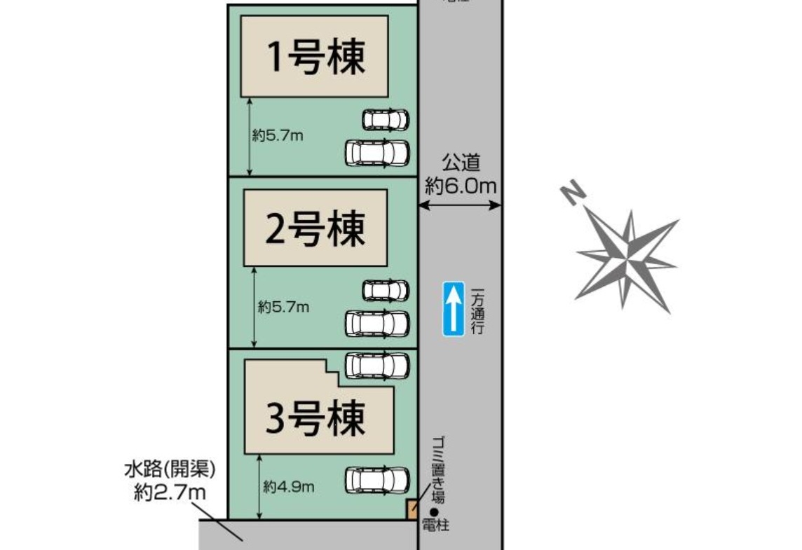新築戸建 市川市 下貝塚３丁目 4ＬＤＫ 4,999万円