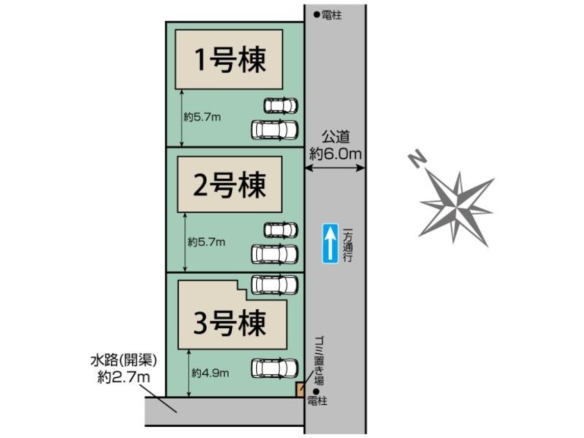 新築戸建 市川市 下貝塚３丁目 4ＬＤＫ 4,999万円
