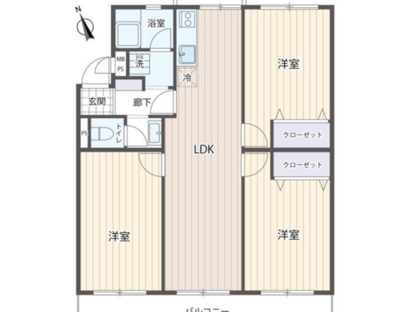 中古マンション 船橋市 丸山４丁目 3ＬＤＫ 1,450万円