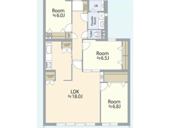 中古マンション 習志野市 本大久保５丁目 3ＬＤＫ 2,580万円