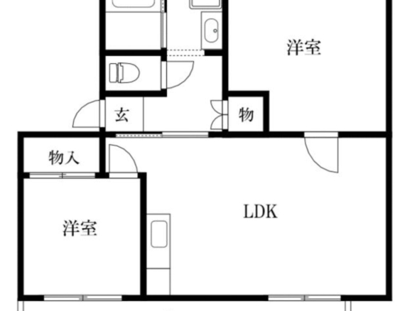 中古マンション 船橋市 緑台２丁目 2ＬＤＫ 415万円