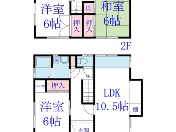 中古戸建 船橋市 三咲２丁目 3ＬＤＫ 1,100万円