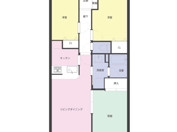中古マンション 八千代市 勝田台南３丁目 3ＬＤＫ 2,480万円