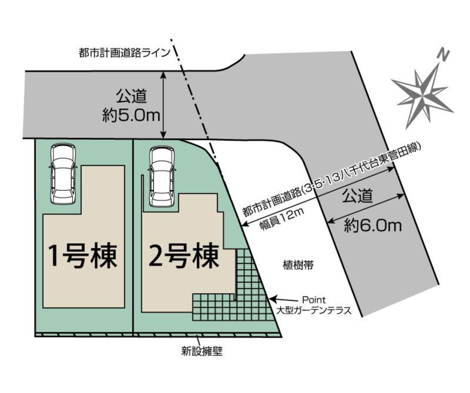 100139516825-1 新築戸建 八千代市 八千代台北11丁目 3LDK 4,190万円