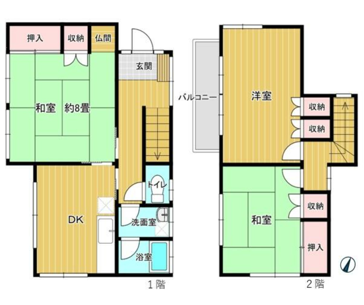100139561871-1 中古戸建 八千代市 勝田台南2丁目 3DK 900万円