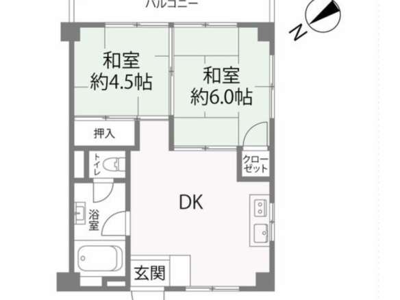 中古マンション 習志野市 大久保３丁目 2ＤＫ 350万円