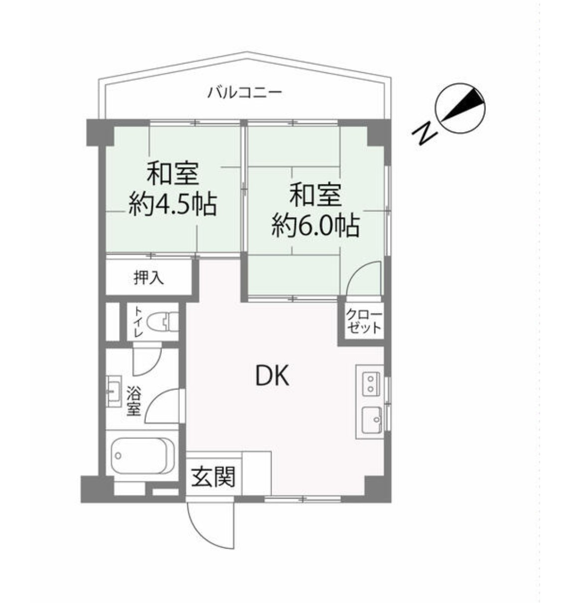 中古マンション 習志野市 大久保３丁目 2ＤＫ 350万円