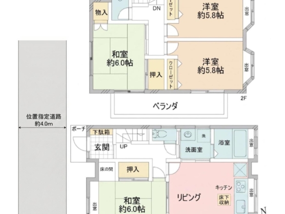 中古戸建 習志野市 藤崎３丁目 4ＬＤＫ 1,880万円