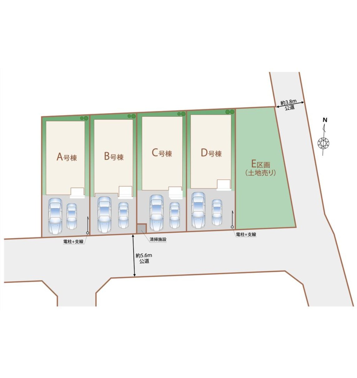100139639096-0 新築戸建 松戸市 和名ケ谷 4SLDK 4,190万円