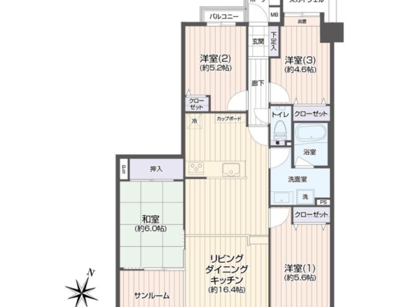 中古マンション 船橋市 習志野台４丁目 4ＬＤＫ 3,480万円