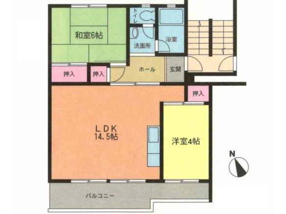 中古マンション 船橋市 夏見台１丁目 2ＬＤＫ 670万円