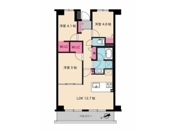 中古マンション 船橋市 行田町 3ＬＤＫ 3,690万円