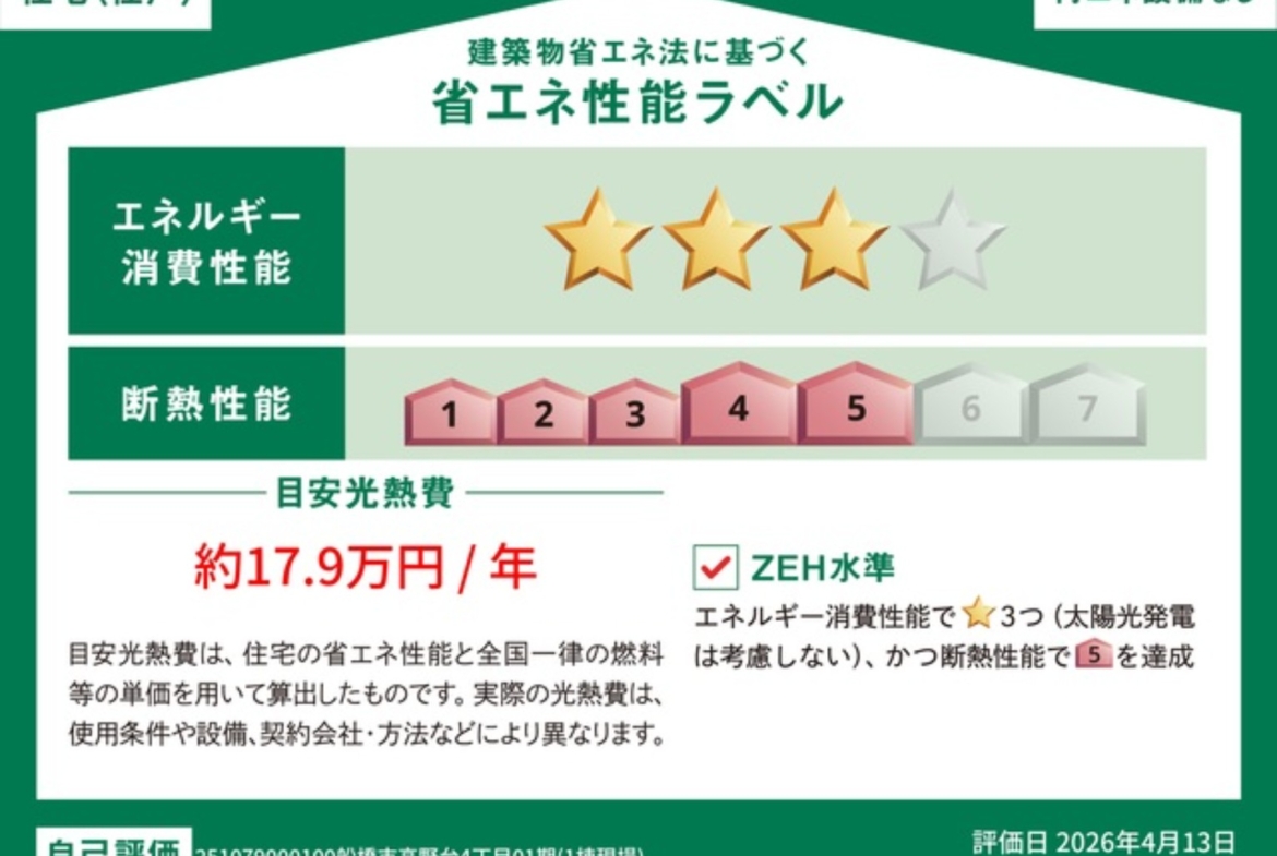 新築戸建 船橋市 高野台４丁目 3ＬＤＫ 2,980万円
