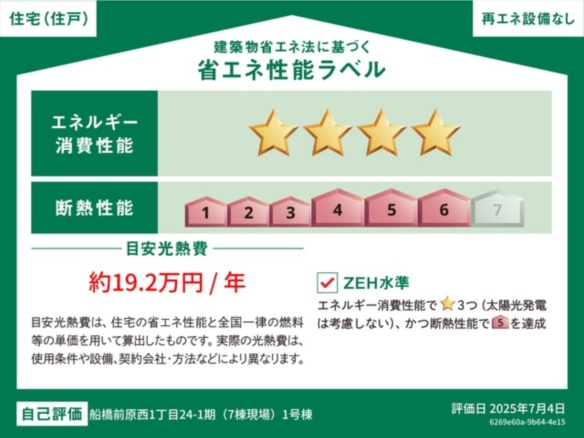 新築戸建 船橋市 前原西１丁目 4ＬＤＫ 5,590万円