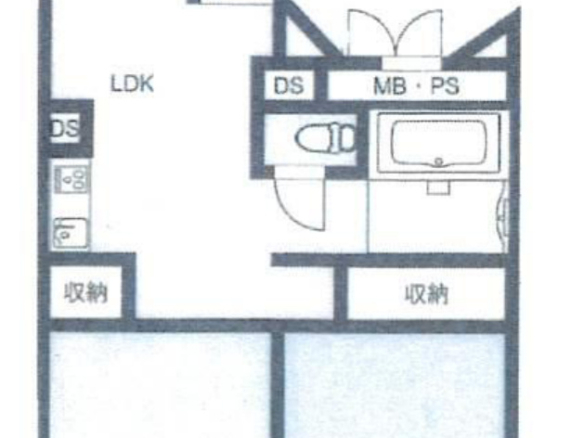 中古マンション 八千代市 勝田台１丁目 2ＬＤＫ 690万円
