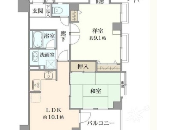 中古マンション 船橋市 二子町 2ＬＤＫ 3,280万円