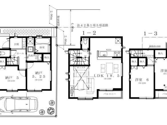 新築戸建 市川市 国分６丁目 4ＬＤＫ 4,398万円