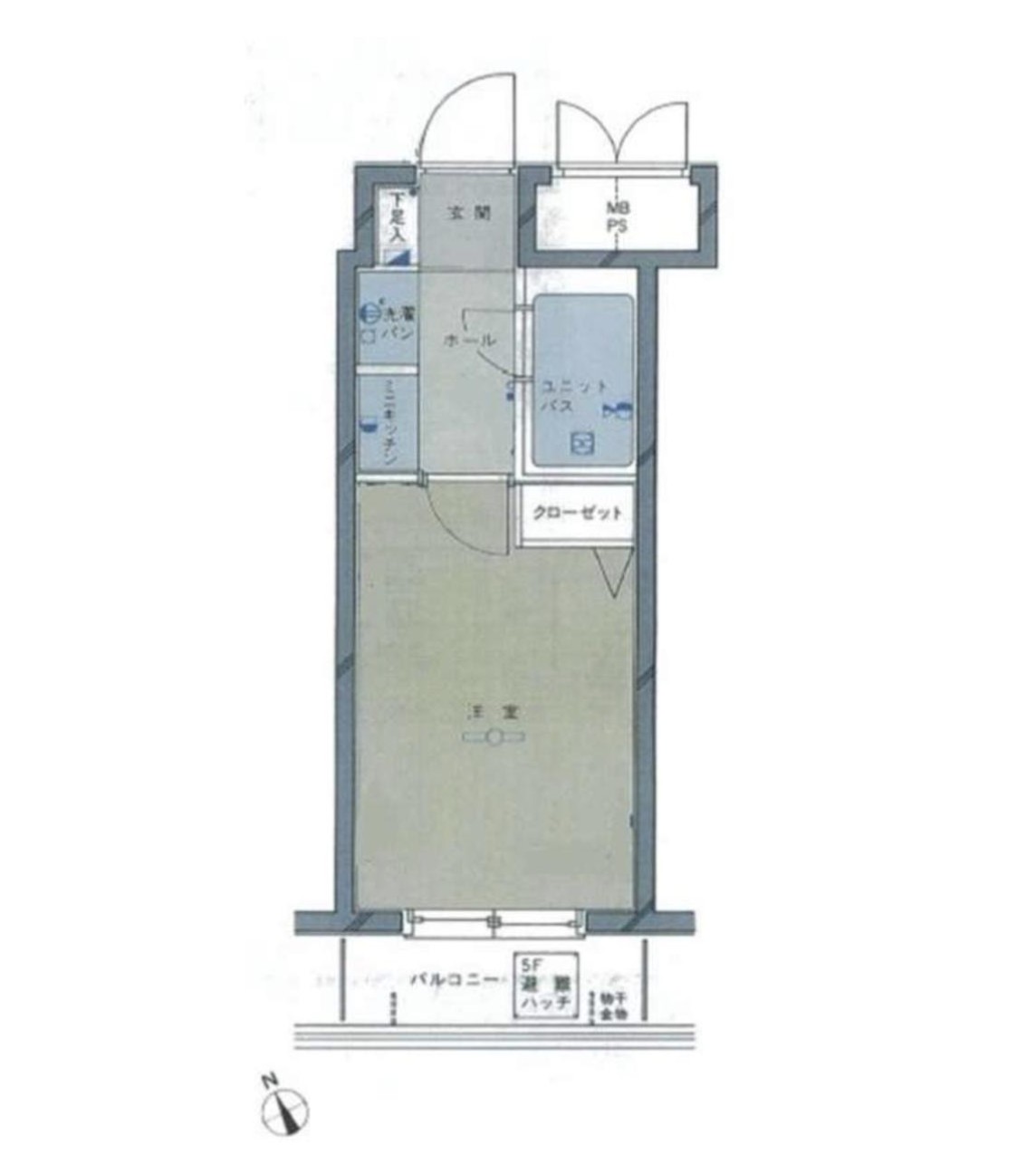 中古マンション 船橋市 本町２丁目 1Ｋ 700万円