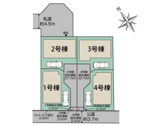 新築戸建 市川市 曽谷４丁目 3ＬＤＫ