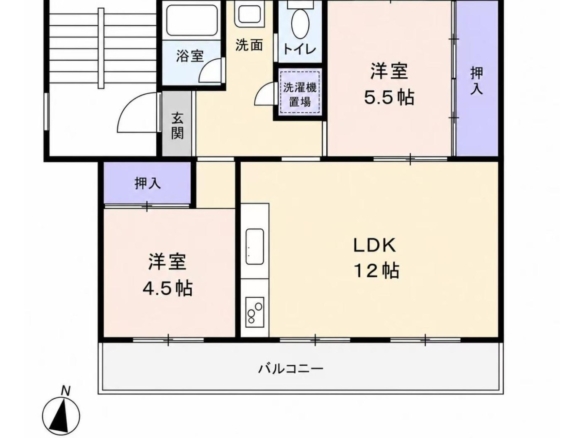中古マンション 船橋市 芝山３丁目 2ＬＤＫ