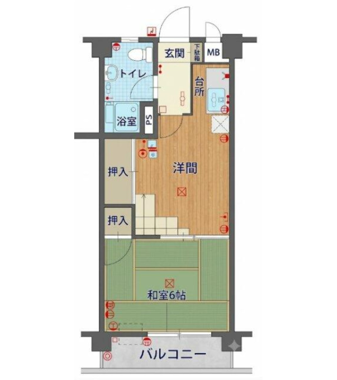 中古マンション 市川市 行徳駅前２丁目 1ＬＫ