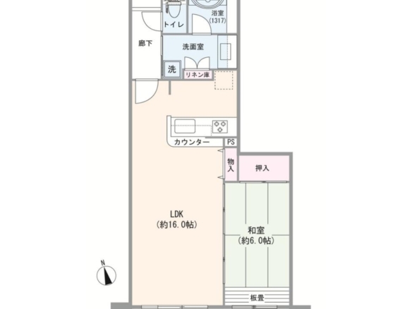 中古マンション 市川市 宮久保３丁目 1ＬＤＫ