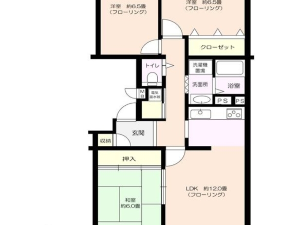 中古マンション 千葉市美浜区 磯辺５丁目 3ＬＤＫ
